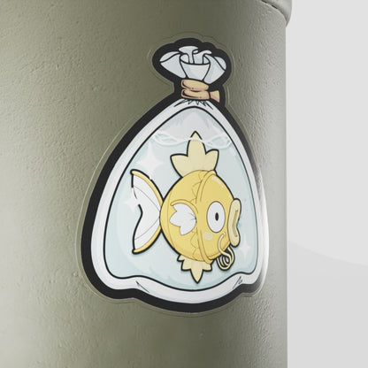 Shiny Magikarp Fishbag Vinyl Sticker