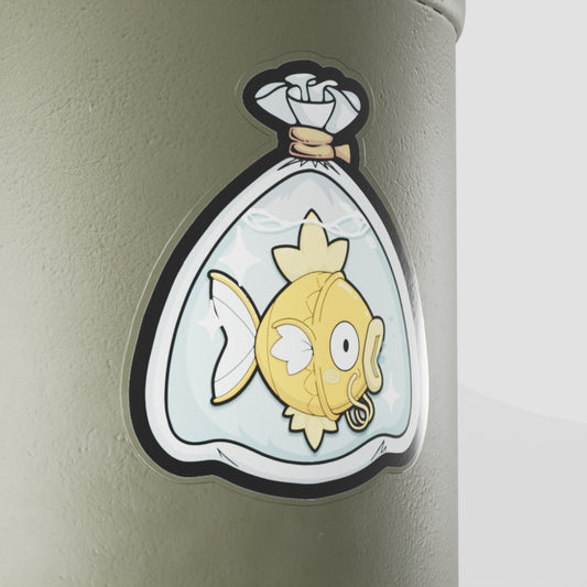 Shiny Magikarp Fishbag Vinyl Sticker