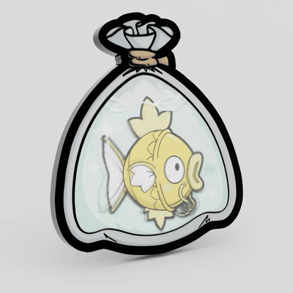 Magikarp Shiny Fishbag Lenticular Pin