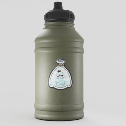 Shiny Psyduck Fishbag Vinyl Sticker