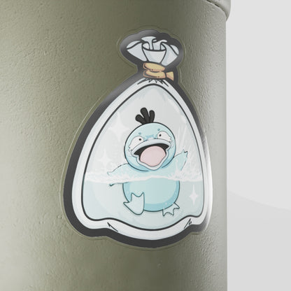 Shiny Psyduck Fishbag Vinyl Sticker