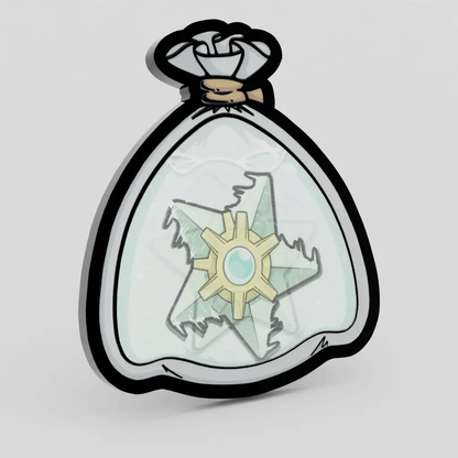 Staryu Shiny Fishbag Lenticular Pin