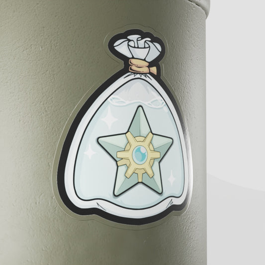 Shiny Staryu Fishbag Vinyl Sticker