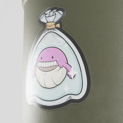 Shiny Wailmer Fishbag Vinyl Sticker