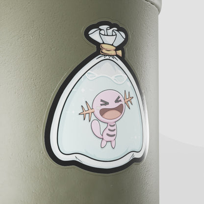 Shiny Whooper Fishbag Vinyl Sticker