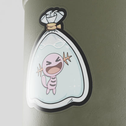 Shiny Whooper Fishbag Vinyl Sticker