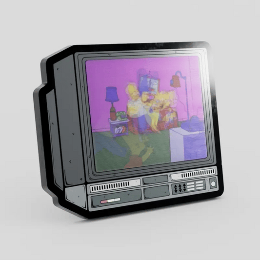 CRTV Lenticular The Simpsons Couch Gag Pin