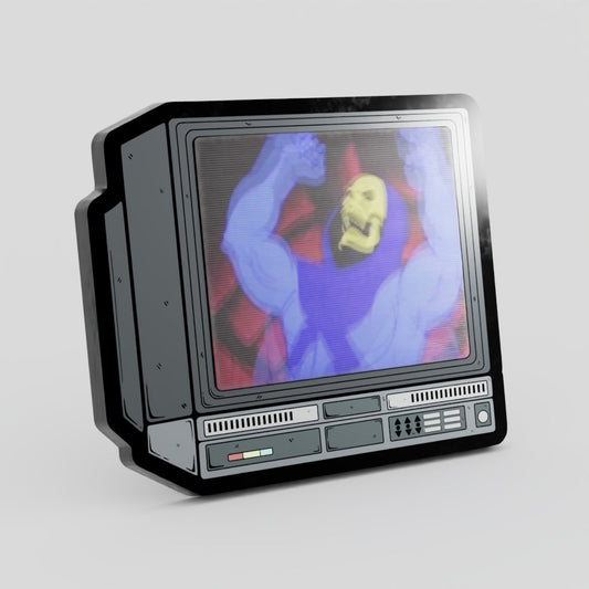 Skeletor CRTV Lenticular Enamel Pin