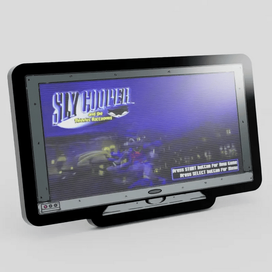 Monitor Lenticular Sly Cooper Enamel Pin