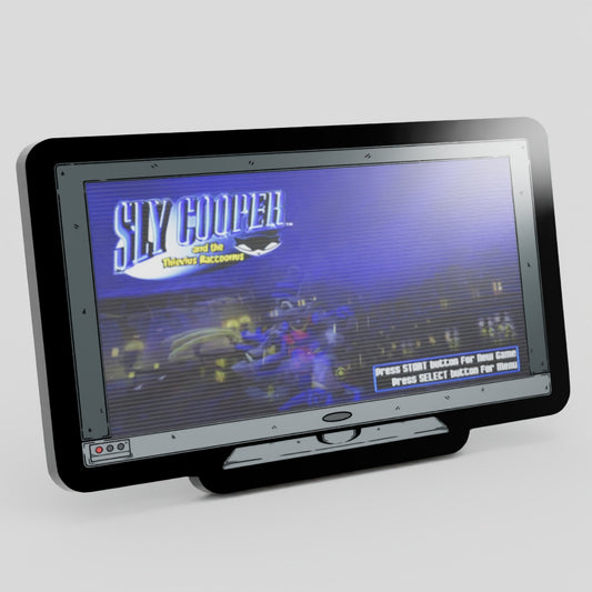 WS-Monitor Lenticular Sly Cooper Enamel Pin