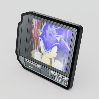 CRTV Lenticular {Sonic} Animation "Transformation" Pin