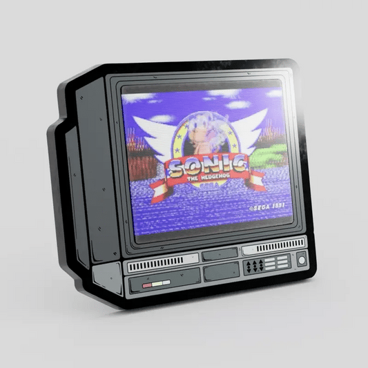 CRTV Lenticular {Sonic} Game Pin