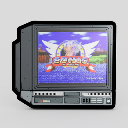 CRTV Lenticular {Sonic} Game Pin