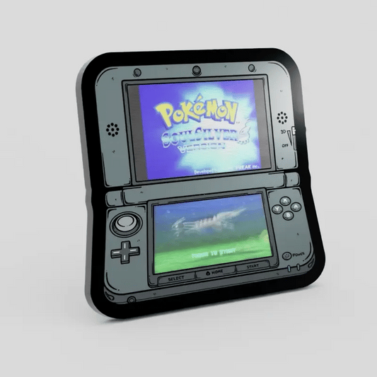 3DS Lenticular Soul Silver Enamel Pin