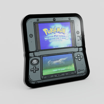 WS-3DS Lenticular Pokemon Soul Silver Enamel Pin