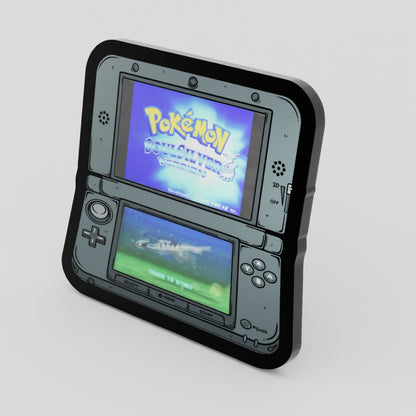 WS-3DS Lenticular Pokemon Soul Silver Enamel Pin