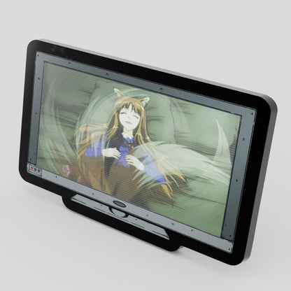 Monitor Lenticular Spice and Wolf Holo Enamel Pin