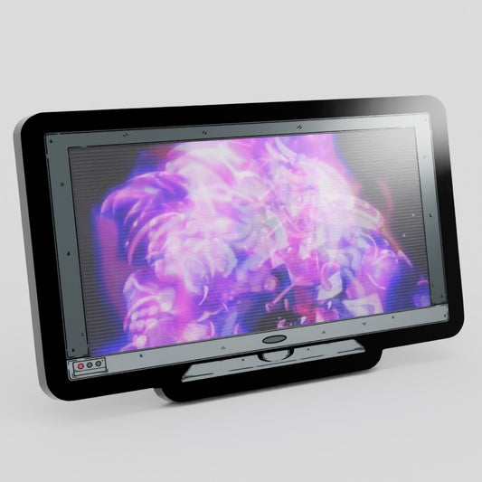 WS-Monitor Lenticular Star Platinum Enamel Pin