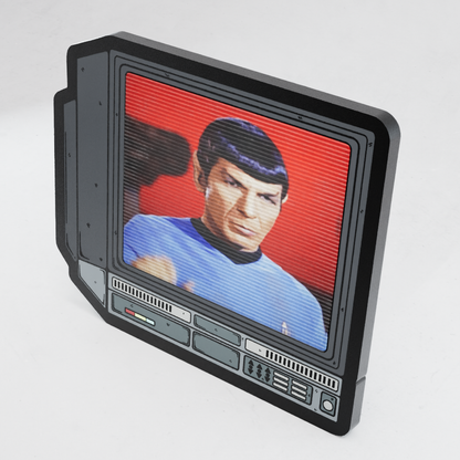 CRTV Lenticular Star Trek Spoc Pin