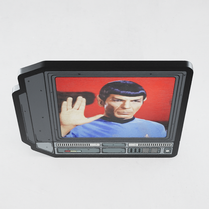 CRTV Lenticular Star Trek Spoc Pin