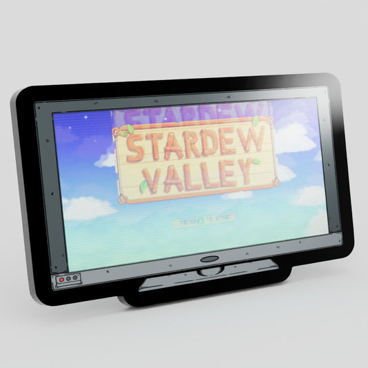 WS-Monitor Lenticular Stardew Valley Enamel Pin