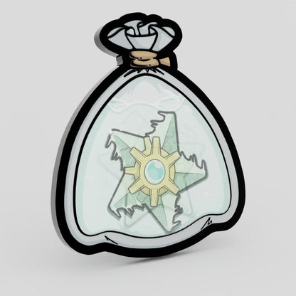 Staryu Shiny Fishbag Lenticular Pin