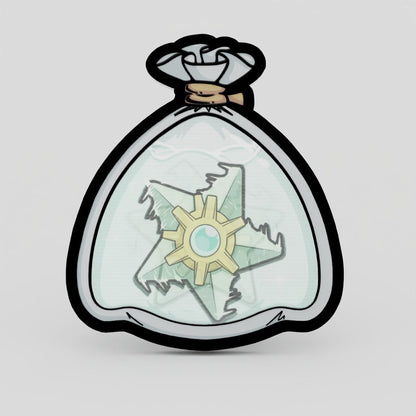 Staryu Shiny Fishbag Lenticular Pin