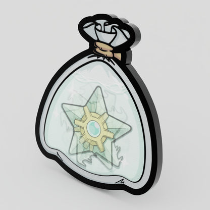 Staryu Shiny Fishbag Lenticular Pin