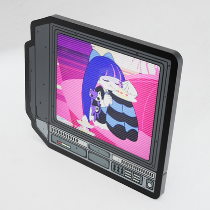 CRTV Lenticular Stocking Cake Pin