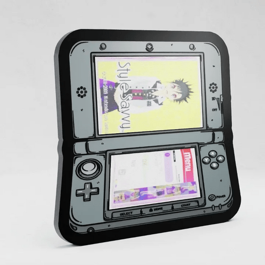 3DS Lenticular Style Savvy Enamel Pin