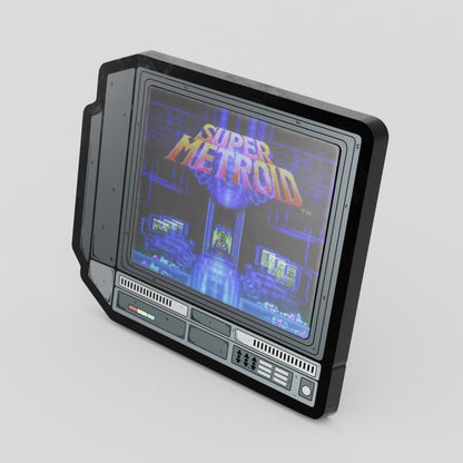 CRTV Lenticular Super Metroid Pin