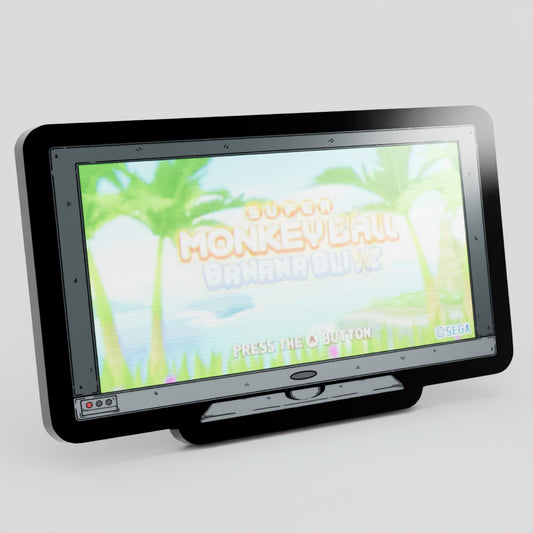 WS-Monitor Lenticular Super Monkey Ball Blitz Enamel Pin