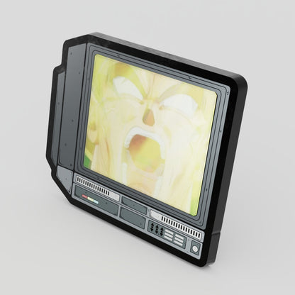 CRTV Lenticular {Dragon Ball Z} Super Saiyan Close Up Pin