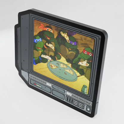 CRTV Lenticular TMNT Pin
