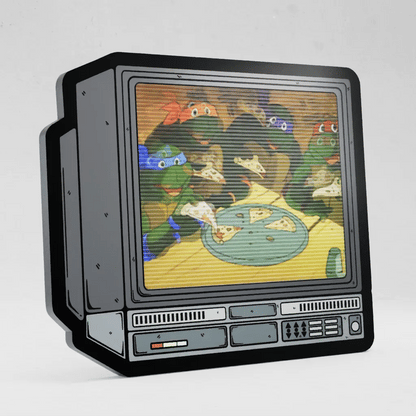 CRTV Lenticular TMNT Pin