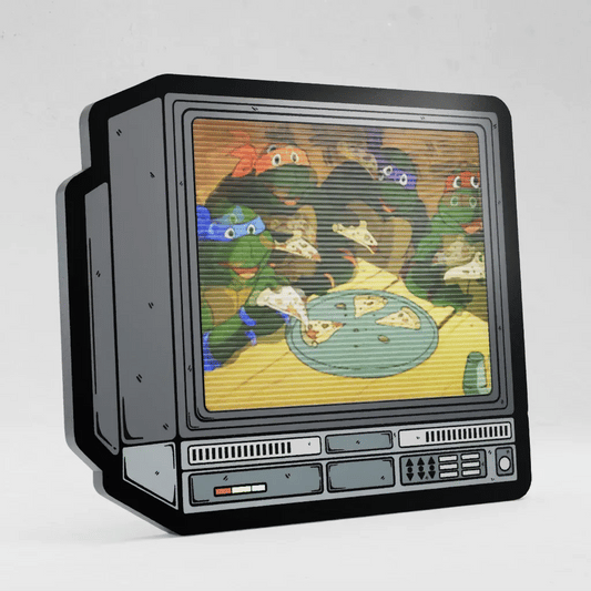 CRTV Lenticular TMNT Pin