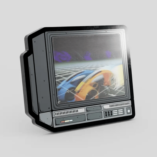 CRTV Lenticular Tron Pin