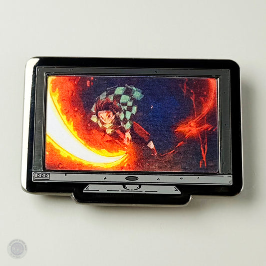 Monitor Lenticular {Demon Slayer} Tanjiro Enamel Pin