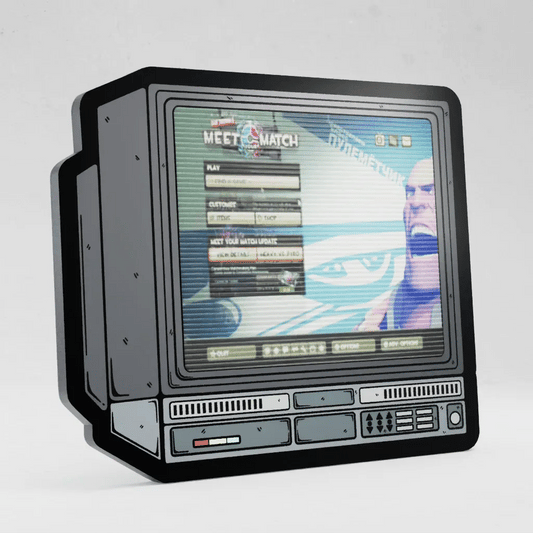 CRTV Lenticular Team Fortress 2 Pin