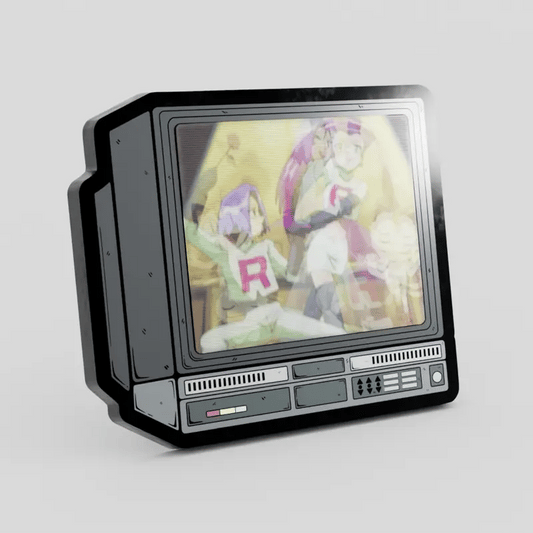 CRTV Lenticular Team Rocket Pin