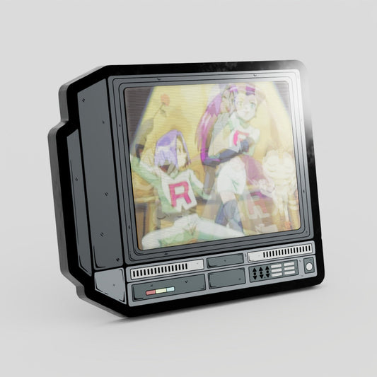 CRTV Lenticular Team Rocket Pin