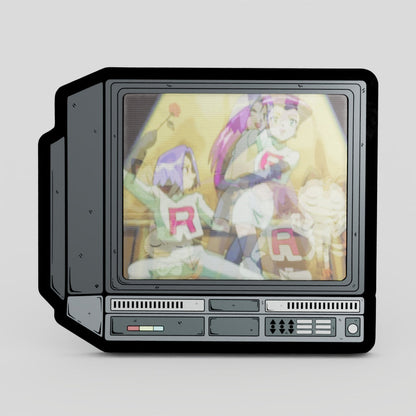 CRTV Lenticular Team Rocket Pin