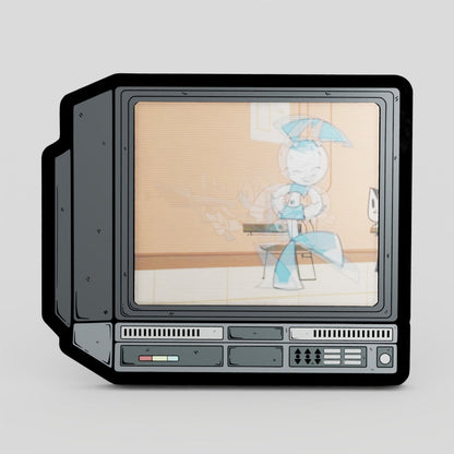 CRTV Lenticular My Life as A Teenage Robot Pin