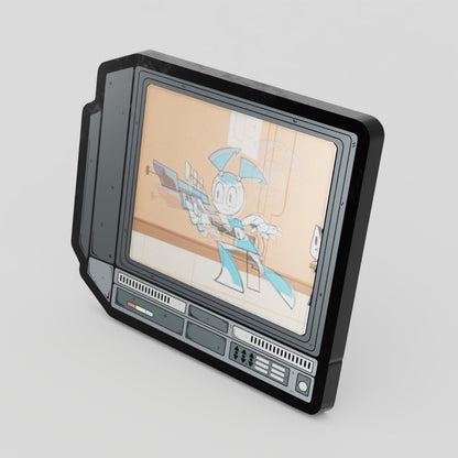 CRTV Lenticular My Life as A Teenage Robot Pin