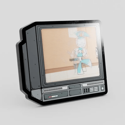 CRTV Lenticular My Life as A Teenage Robot Pin