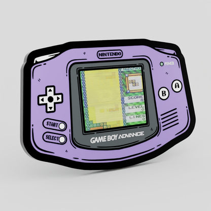 GBA Lenticular Tetris Enamel Pin