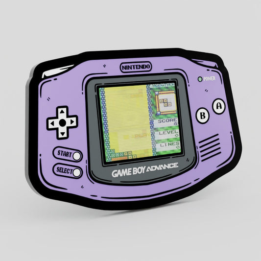 GBA Lenticular Tetris Enamel Pin