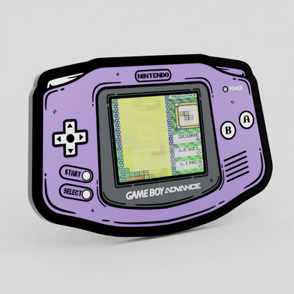 GBA Lenticular Tetris Enamel Pin