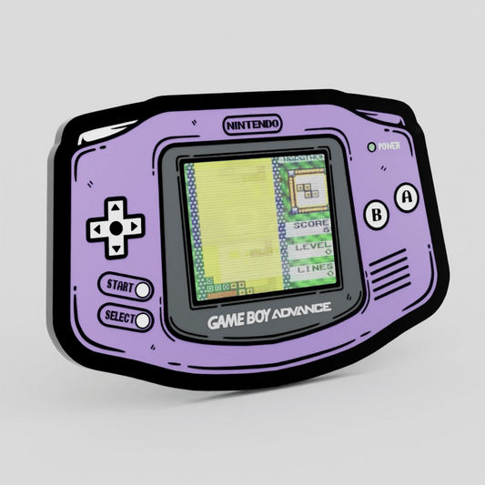 GBA Lenticular Tetris Enamel Pin