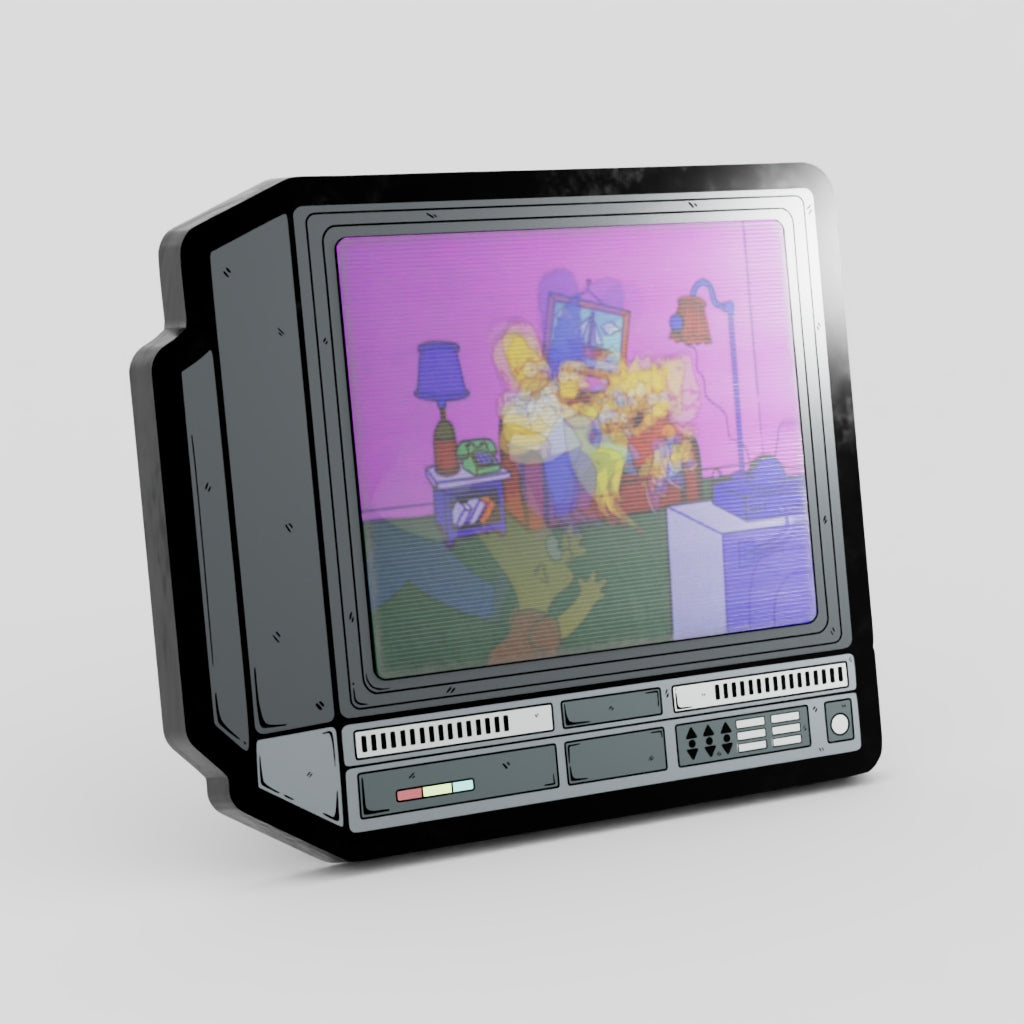 The Simpsons Lenticular Enamel Pin